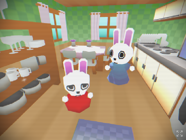 Ana and her mother in the Petal kitchen